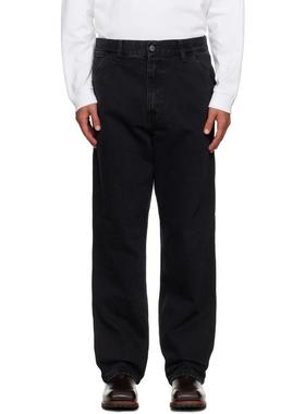 Carhartt WIP卡哈特 男士 牛仔长裤 黑色 Single Knee 牛仔裤