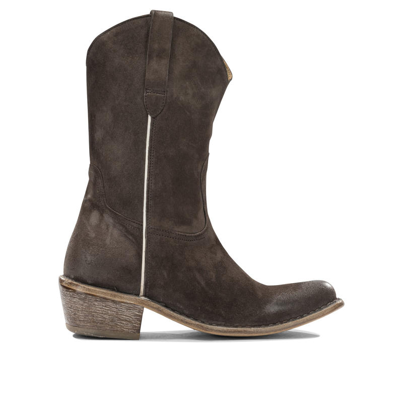 Moma Shoes 女士 SS26 靴子 棕色皮质图片