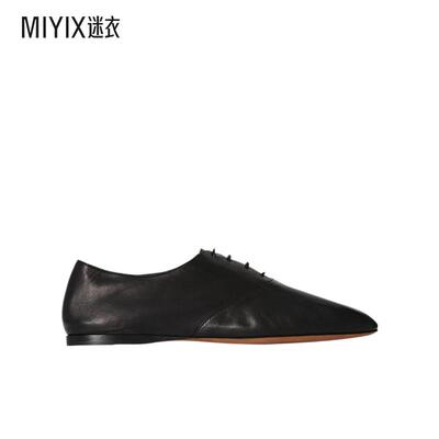 【春夏新品】The Row 女士Awar 皮革系带鞋 迷衣时尚