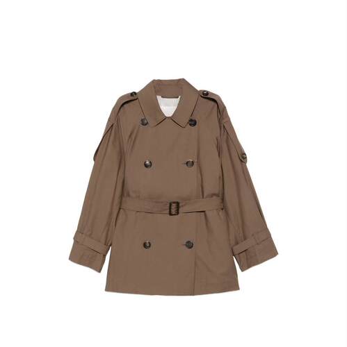 Max Mara The Cube 女士 FW26 大衣 深色金色外套