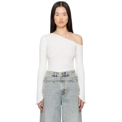 Ksubi 女士 T恤 白色 Blessings Love Sleeve 上装