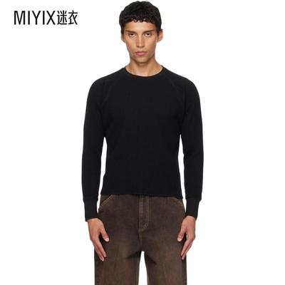 Carter Young 男款黑色 Western Thermal T 恤 迷衣时尚