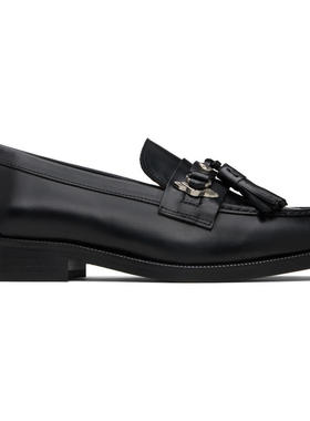 Toga 男士 乐福鞋 黑色 Hard Leather 乐福鞋