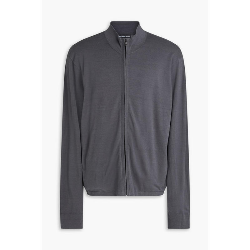 James Perse 男士 开衫 亚麻混纺针织开衫