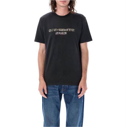 Off-White 男士 SS25 T恤 黑色 Digit Bacchus T 恤