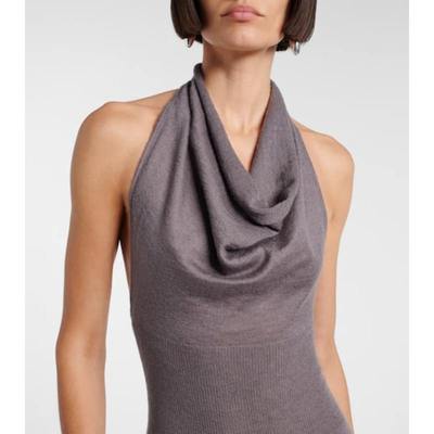 AYA MUSE 女士 中长连衣裙 Reed 挂脖长款连衣裙