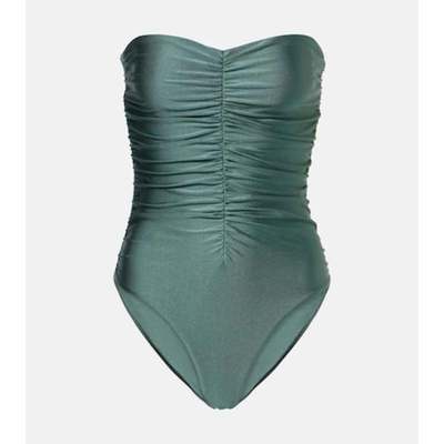 Jade Swim 女士 连体泳衣 Yara 褶皱泳衣