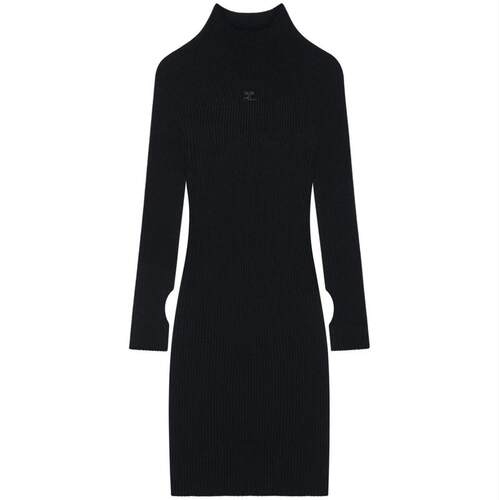 Courrèges 古未界 女士 FW25 短款连衣裙 立领迷你连衣裙