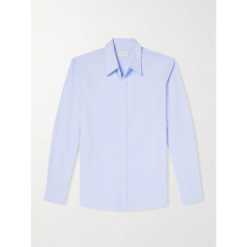 Dries Van Noten 男士 SS26 衬衫 棉质府绸衬衫,男装,衬衫,淘宝优惠券,粉丝福利购,淘宝优惠卷