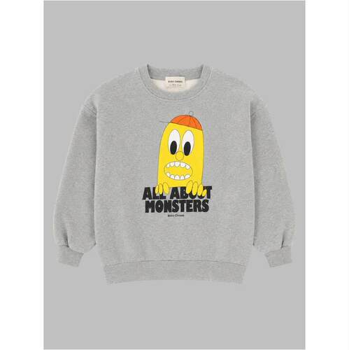 Bobo Choses 中性（儿童） FW26 卫衣 bigtooth 柠檬黄童装