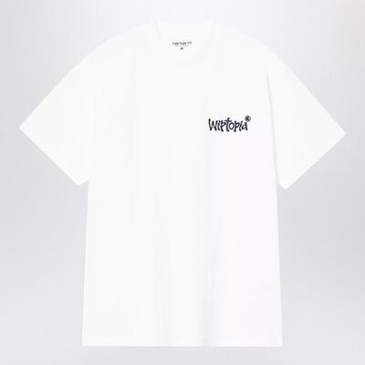 Carhartt WIP 卡哈特 男士 FW25 T恤 S/S WIPTOPIA SCRIPT 白色