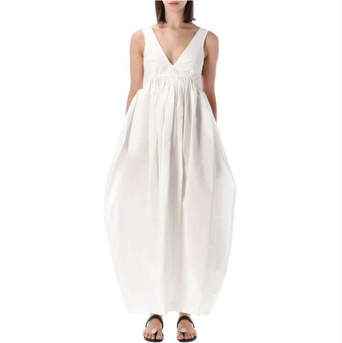 Róhe 女士 SS26 连衣裙 Sculptural 织纹棉质