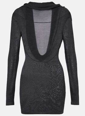 AYA MUSE 女士 短款连衣裙 Rayne 真丝羊绒迷你连衣裙