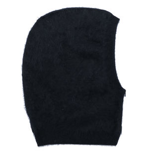 thom/krom 女士 FW26 帽子 BALACLAVA 黑色羊绒