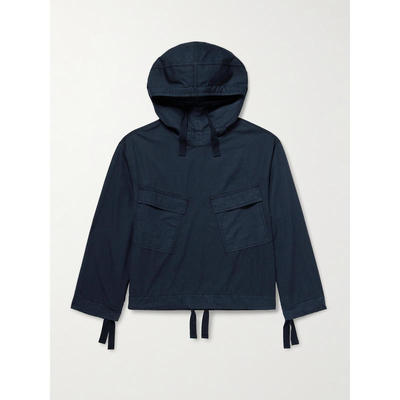 Studio Nicholson 男士 SS26 夹克 海军蓝 Kirby Popover