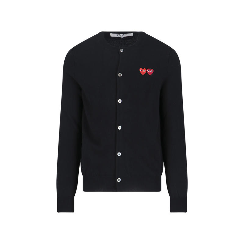 Comme Des Garcons Play 中性（成人） FW25 毛衣 黑色毛线衫