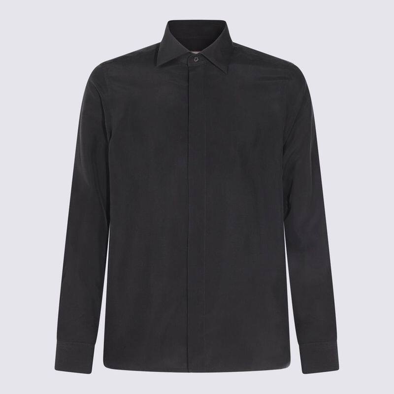 Canali 康钠丽 男士 SS26 衬衫 Canali 隐形门襟