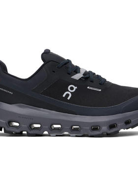 On 昂跑 男士 运动鞋 黑色 Cloudvista 2 Waterproof