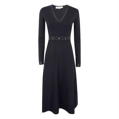 TWINSET 女士 FW25 连衣裙 双件套铆钉长裙