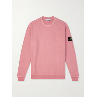 Stone Island 石头岛 男士 卫衣 Logo-Appliquéd 棉针织运动衫