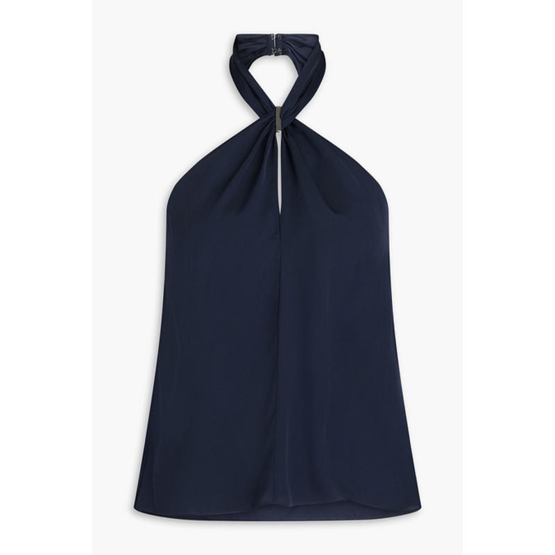 Theory 女士 背心 精饰真丝缎挂脖上衣