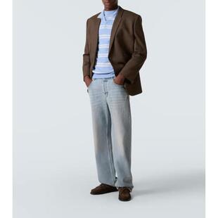 Swansea Arch4 毛衣 条纹羊绒Polo 男士