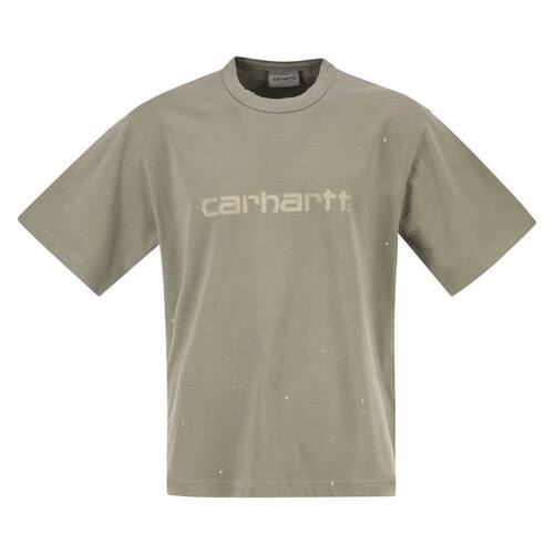 Carhartt 卡哈特 中性（成人） FW26 T恤 Spray 有机棉质感徽标