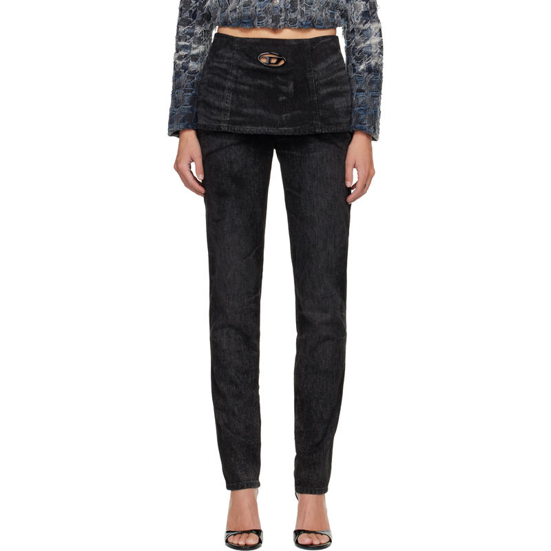 Diesel 女士 牛仔长裤 黑色 D-Hourjian 牛仔裤