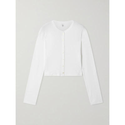 LESET 女士 SS26 开衫 Nando 罗纹棉针织针织