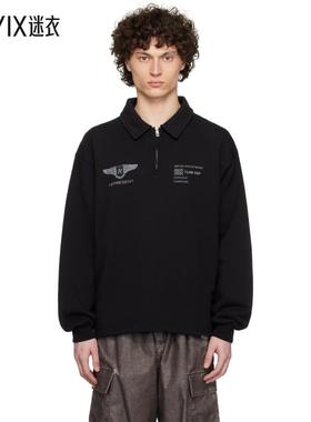 Represent 男款黑色 Team Rep Quarter Zip 套头衫 迷衣时尚