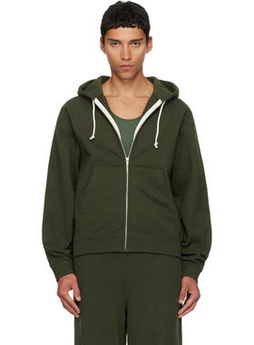 VENEDA CARTER  男士 卫衣 独家发售绿色 Zip-Up 连帽衫
