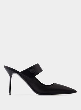 Paris Texas 女士 SS25 高跟鞋 LIDIA SABOT 90 高级定制浅口鞋