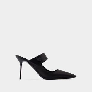 Paris Texas 女士 SS25 高跟鞋 LIDIA SABOT 90 高级定制浅口鞋