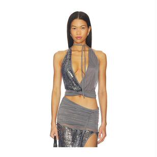 上衣 女士 珠片网纱扭纹 London Jaded