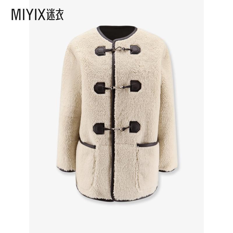 [秋冬新品]Dunst 女款环保皮毛大衣 迷衣时尚