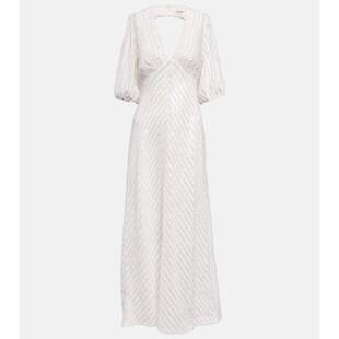 RIXO 女士 中长连衣裙 Bridal Steph 珠片长款连衣裙