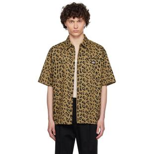 衬衫 黄褐色 Work maria Leopard 男士 联名 Wacko Dickies