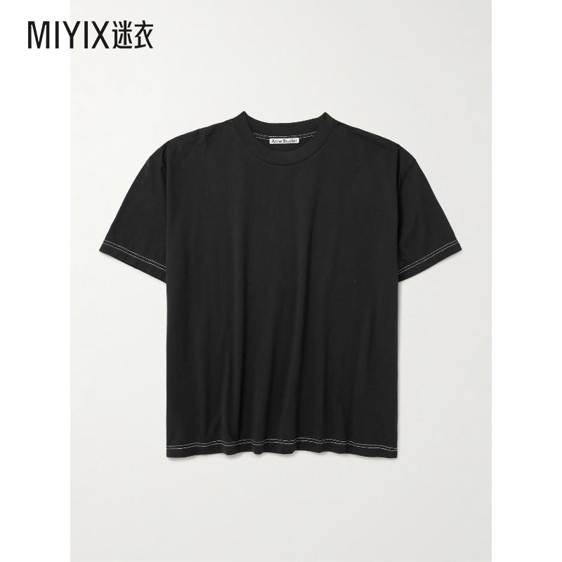 Acne Studios 標誌 T 卹男款 迷衣时尚