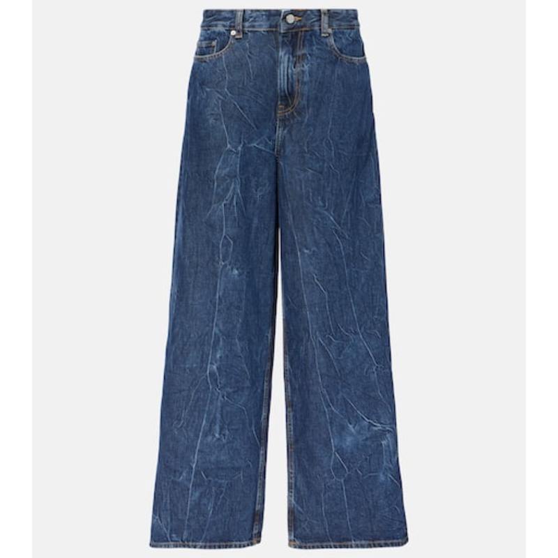 Ganni 女士 牛仔长裤 Marri 阔腿牛仔裤