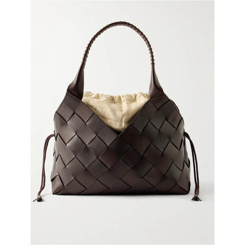 Dragon Diffusion 女士 FW26 单肩包 Castello 编织皮革肩包