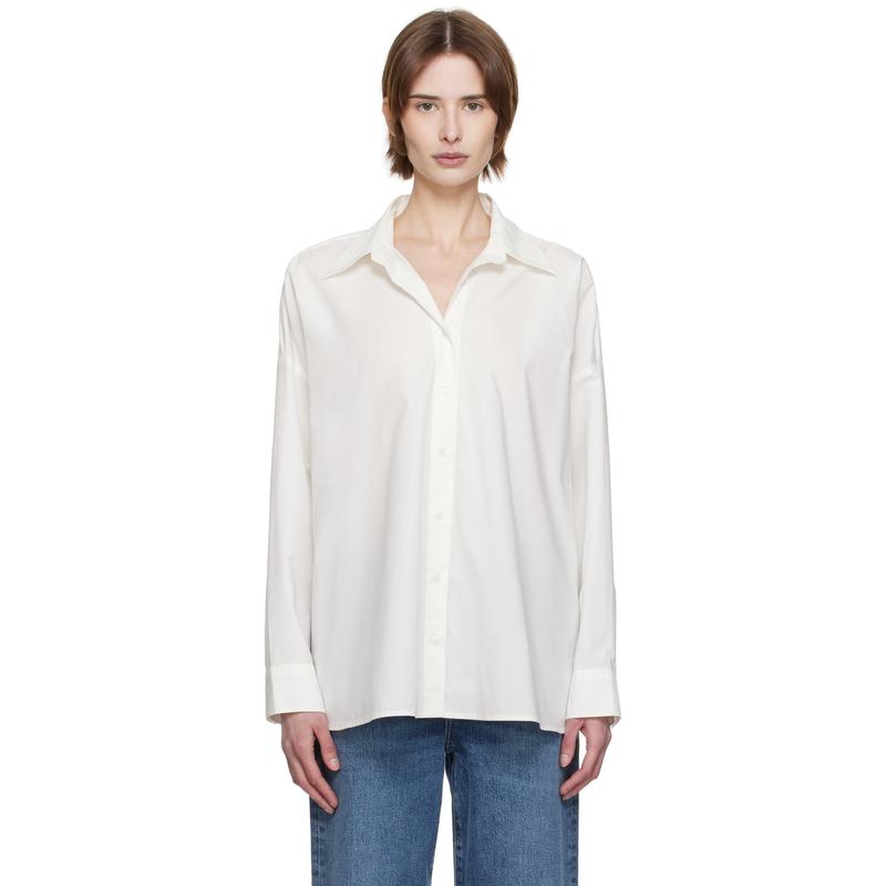 AGOLDE 女士 衬衫 白色 Roux 衬衫