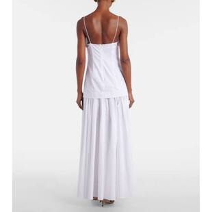 棉质长款 Staud Ari 中长连衣裙 连衣裙 女士