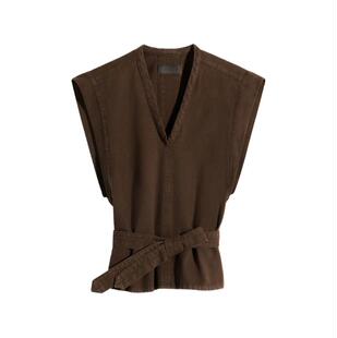 勒梅尔 LEMAIRE 女士 上衣 棕色 SS26 Lemaire