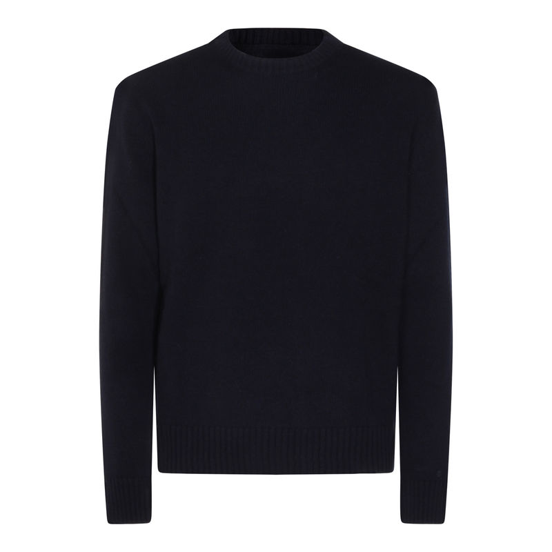 Seven Gauge 男士 秋冬新品 针织衫 深蓝羊毛针织衫