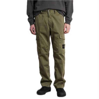 Stone Island 石头岛 男士 长裤 Stone Island 标志贴袋细节裤