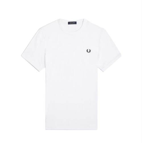 Fred Perry 弗莱德.派瑞 男士 SS26 T恤 标志刺绣圆领