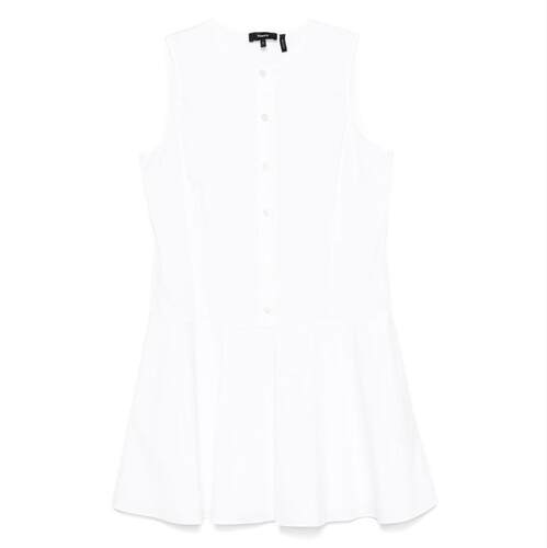 Theory 思睿 女士 SS25 中长连衣裙 Theory 白色连衣裙