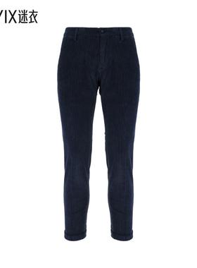 【早秋新品】Re-Hash 男款深蓝灯芯绒长裤 迷衣时尚