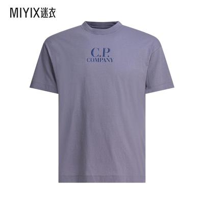 【春夏新品】C.P. Company 男款CP公司標誌圖案 T 卹 迷衣时尚