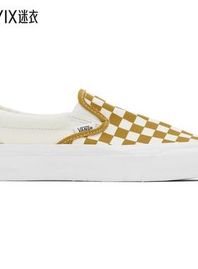 Vans 范斯 男 灰白色 & 黄色 Slip-On Reissue 98 LX 运动鞋 迷衣